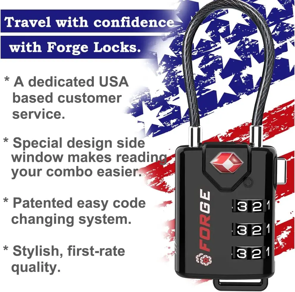 Travel Sentry® Cable Lock - Airport Security - Travel Accessories