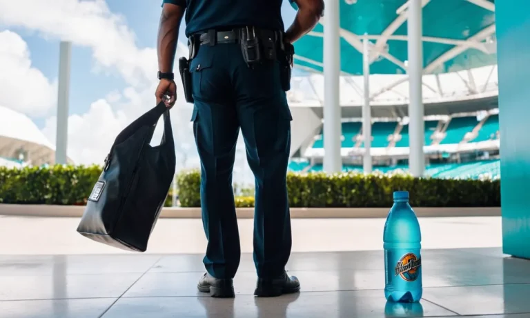 Can You Bring An Empty Water Bottle Into Hard Rock Stadium?