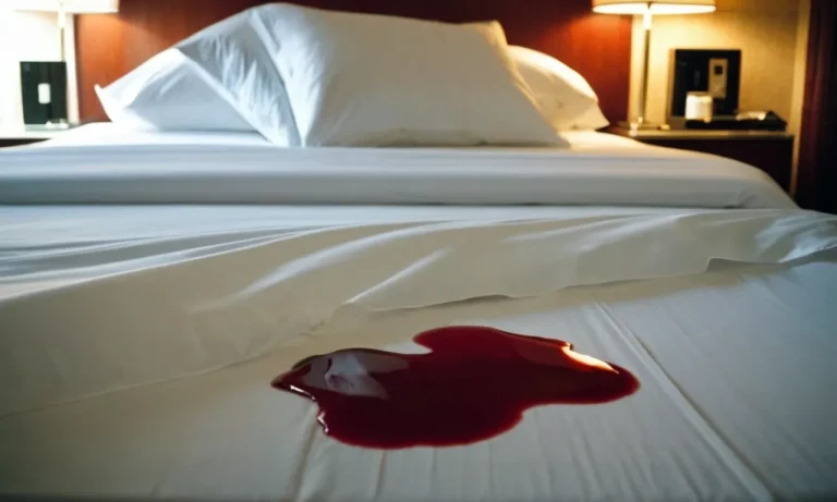 Do Hotels Charge You For Blood Stained Sheets?