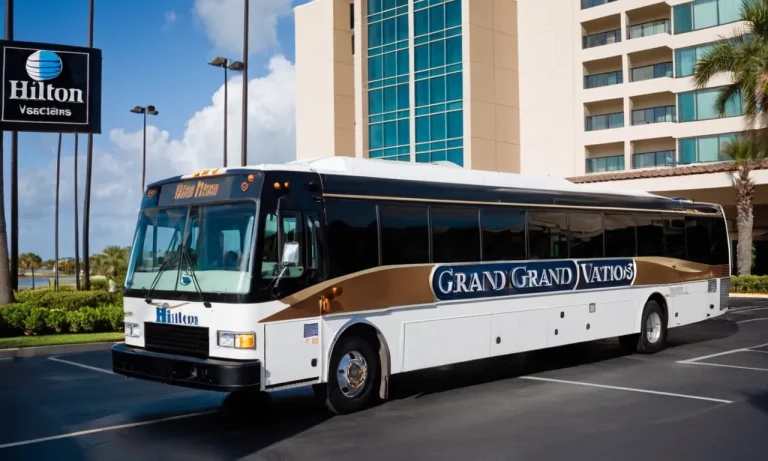 Does The Hilton Grand Vacations Hotel Have An Airport Shuttle?