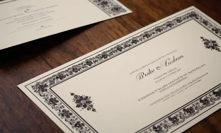 How To Include Hotel Information On Wedding Invitations: A Comprehensive Guide