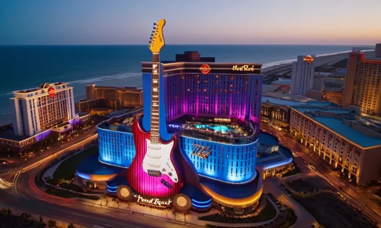 How Many Floors Is The Hard Rock Guitar Hotel?