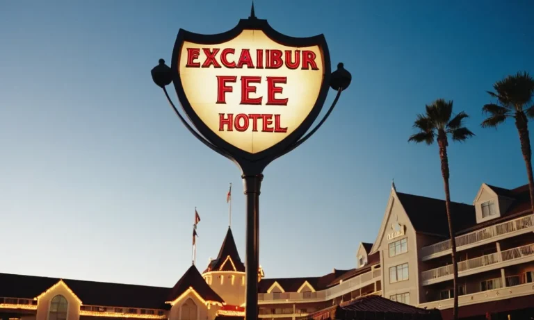 How Much Is The Resort Fee At The Excalibur Hotel & Casino In Las Vegas?
