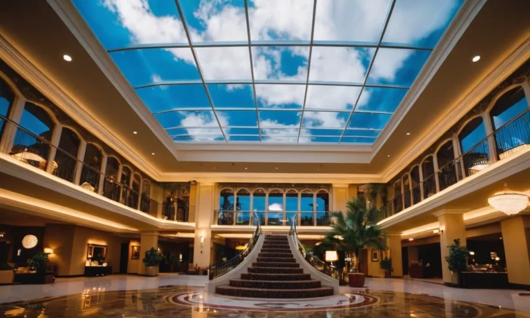 What Hotel In Vegas Has The Sky Ceiling?