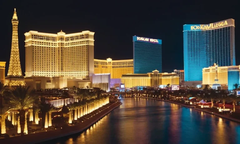 Which Hotel In Las Vegas Has A River Inside?