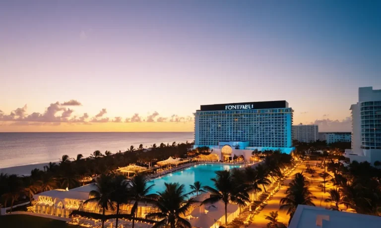 Which Movie Featured The Fontainebleau Hotel In Miami Beach?