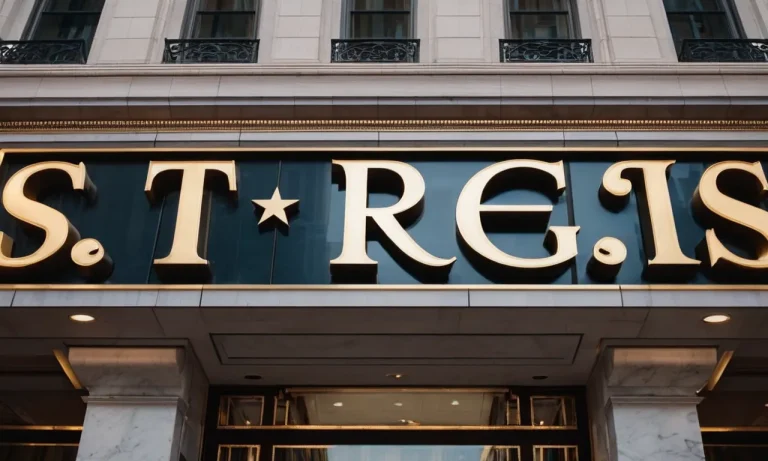 Who Owns The St. Regis Hotel Chain? A Comprehensive Guide
