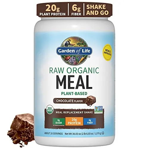 Vegan Raw Organic Protein Powder, Chocolate