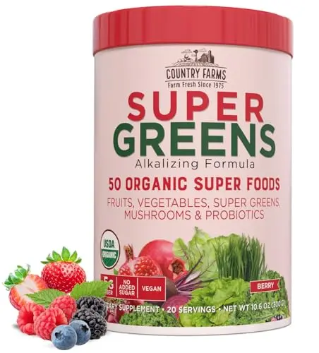 Berry Flavor with 50 Organic Superfoods