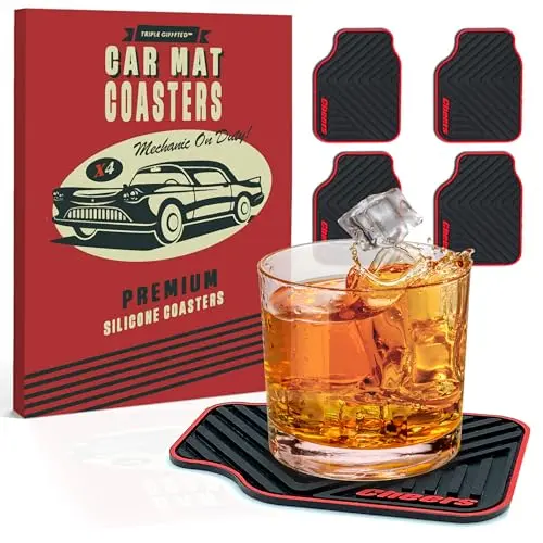 Silicone Drink Coasters Set