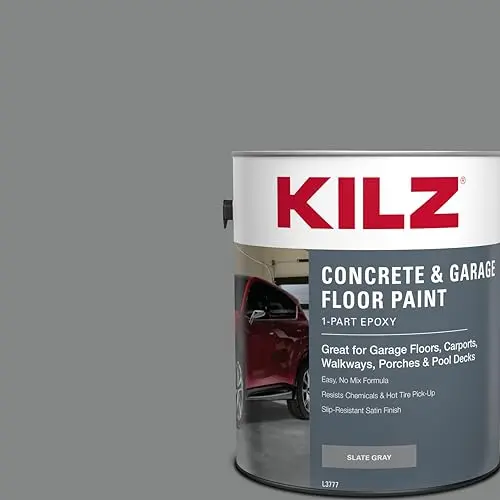 Concrete and Garage Floor Paint, Slate Gray