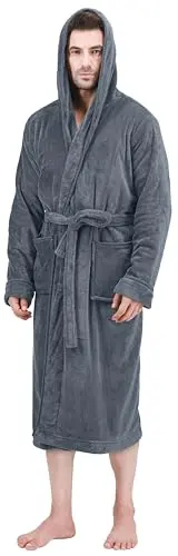 Hooded Plush Spa Robe