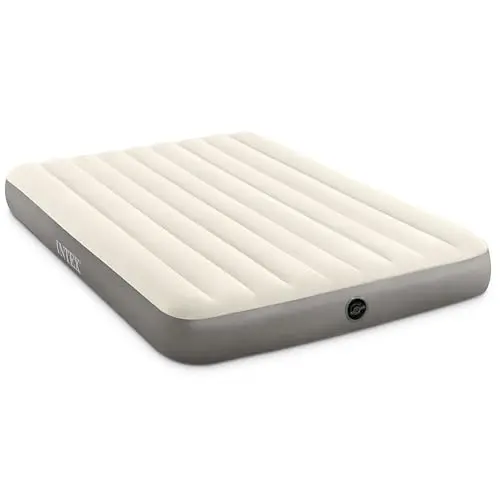 Intex Dura-Beam standard queen air mattress in tan