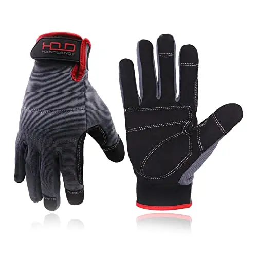 Synthetic Leather Utility with Padded Knuckles