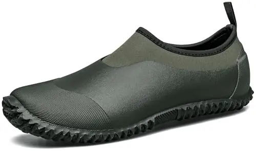 Dark Green Rain Boots