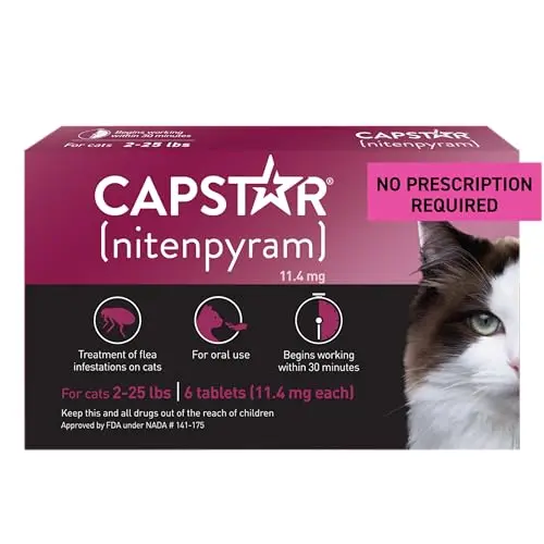 Fast Acting Tablets for Cats 2-25 lbs