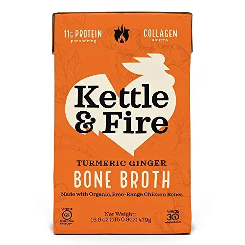 Liquid Chicken Broth with Anti-inflammatory Spices
