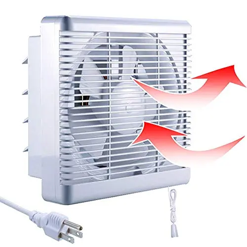 SAILFLO 9.5 inch cutout window shutter exhaust fan with reversible airflow