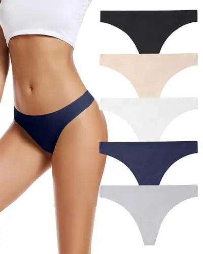 5-Pack Breathable No Line Panties