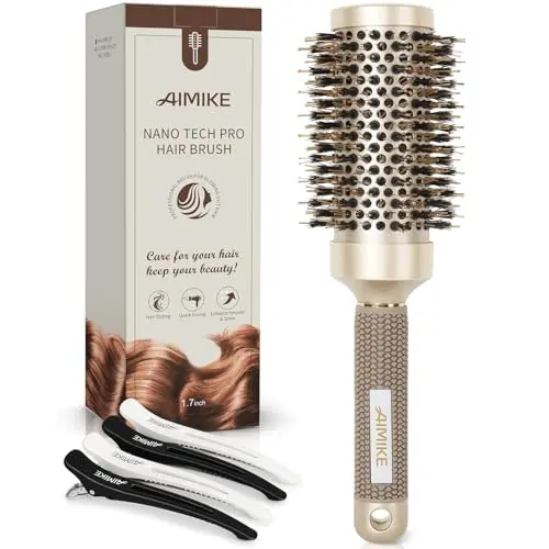 2.9" with Boar Bristles