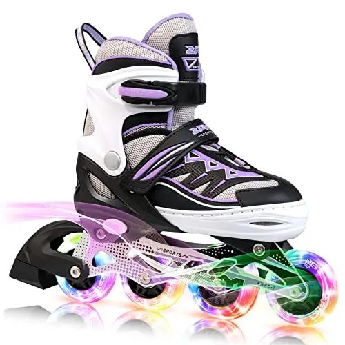 Adjustable Illuminating Inline Skates