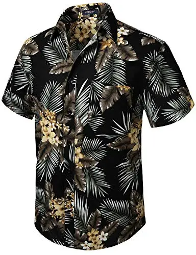 Black Summer Tropical Floral