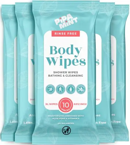50 Count Body Wipes for Adults
