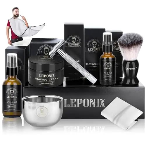 7-Piece Safety Razor Set