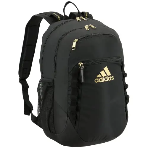 Large Athletic Laptop Bag - Black/Gold