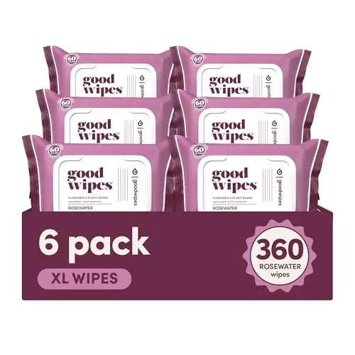 360 Count Flushable Wipes
