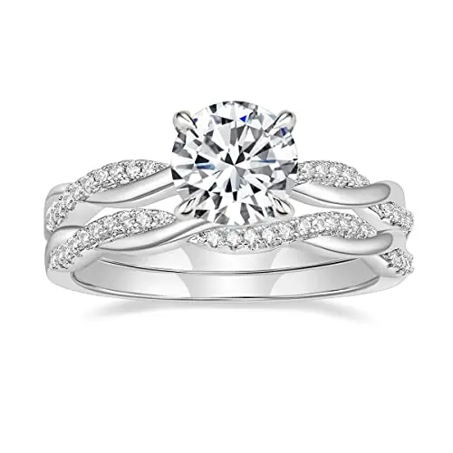 1.5ct Round Cut with Infinity Band