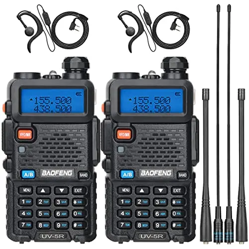 Dual Band VHF UHF Radio 2-Pack
