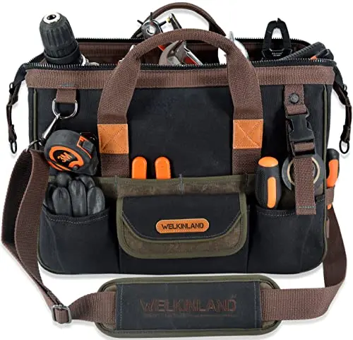 Heavy-Duty Electrician Tool Bag 16"