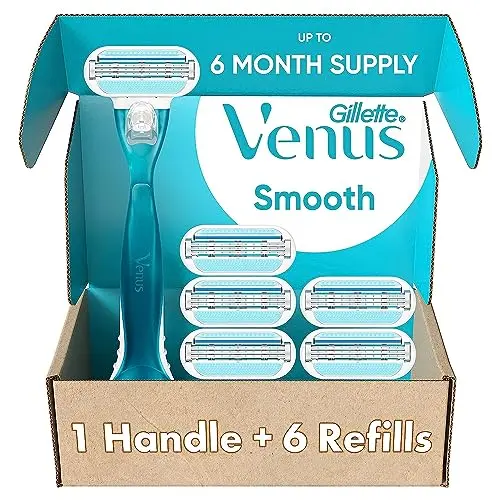 Women's Razor Handle + 6 Refills
