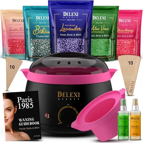 Painless Hard Wax Beads for Sensitive Skin