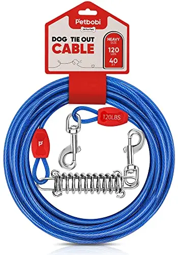 40ft Metal Cable with Shock Spring