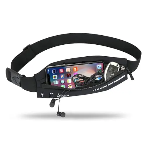 Anti-Bounce Waist Pack with Reflective Strip