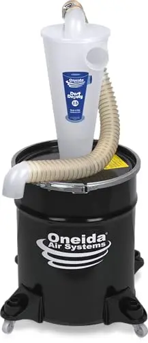 Cyclone Separator Kit with 10-Gallon Mobile Steel Dust Bin
