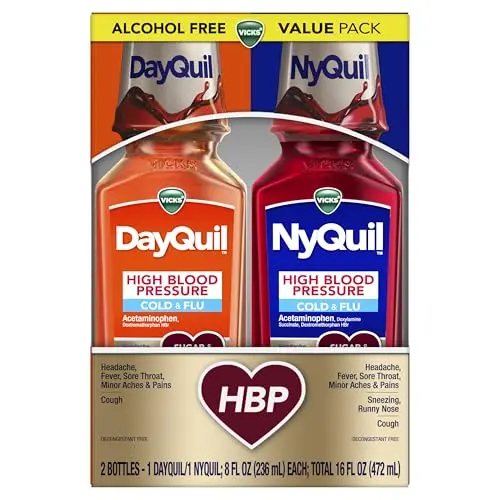 Cold & Flu Relief Liquid Medicine Co-Pack, 2x8oz