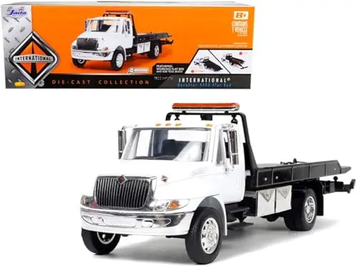 Die-cast Flatbed Tow Truck Model