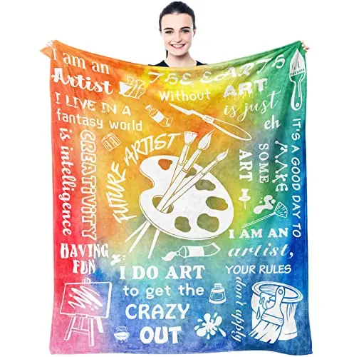 Cozy blanket with artist inspiration