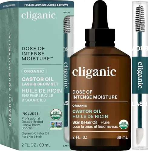 2oz Glass Bottle with Eyelash Kit