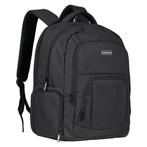 CARFANY CPAP backpack with multiple compartments and laptop sleeve
