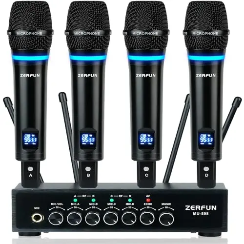Professional UHF Metal Mics