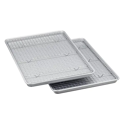 Baking Sheets & Cooling Rack Set - 2-Pack