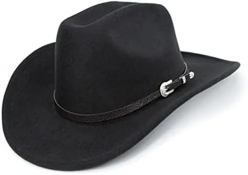 Roll Up Fedora with Buckle Belt