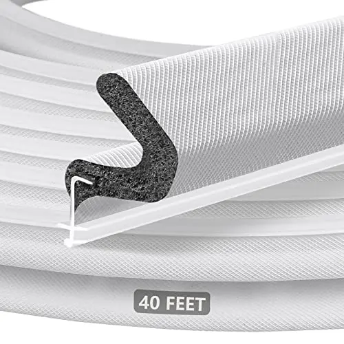 Large Gap and Easy Installation (40 Feet, White)