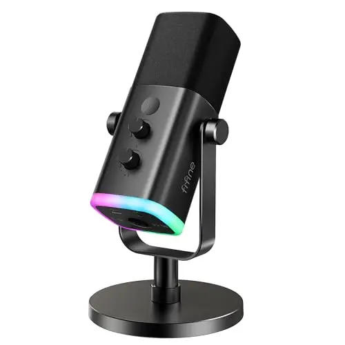 USB/XLR Dual Connectivity with RGB