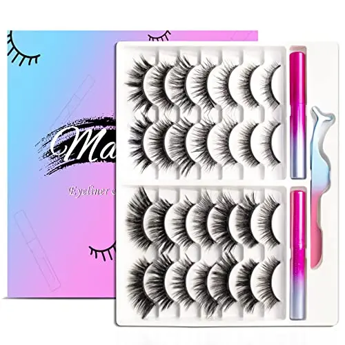 14 Pairs with Magnetic Eyeliner