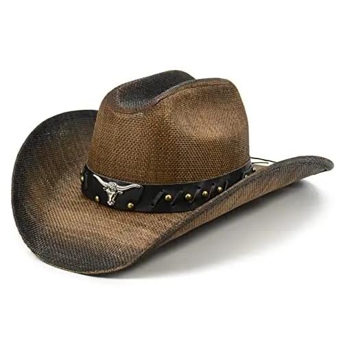 4-Inch Wide Brim Western Hat